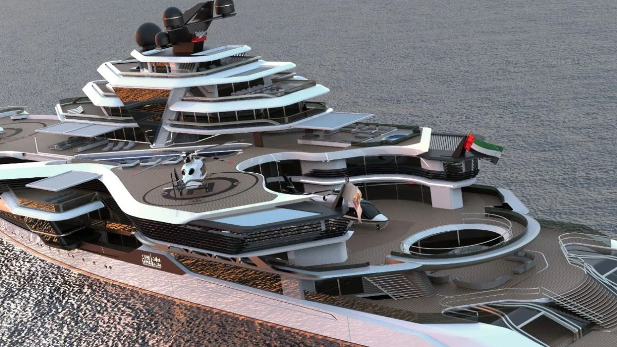 Enzo Manca Introduces The 459-Foot UAE One Megayacht Concept