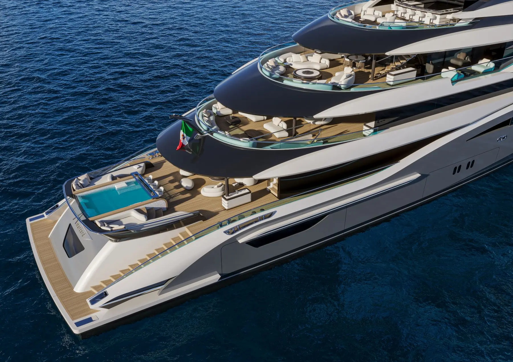 ISA Yachts Unveils New Large Yacht Collection, Debuts 269-Foot Amarcord 82