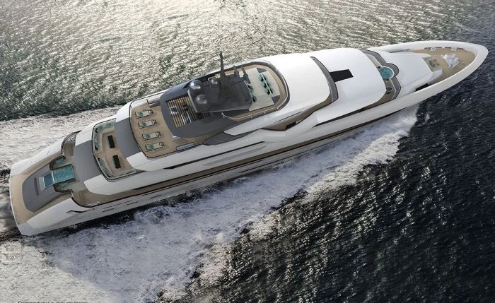 Rossinavi’s Launched Its Largest Superyacht 230-Foot ‘Polaris.’