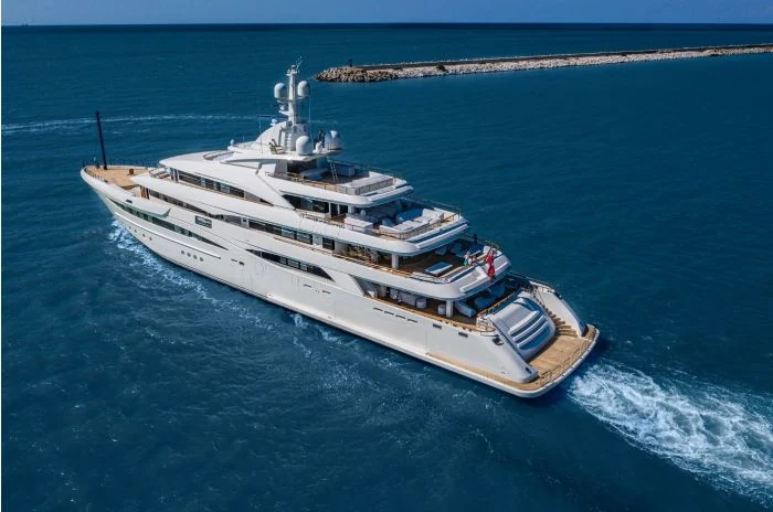 The New Megayacht M/Y 135 On Display At The Monaco Yacht Show 2019