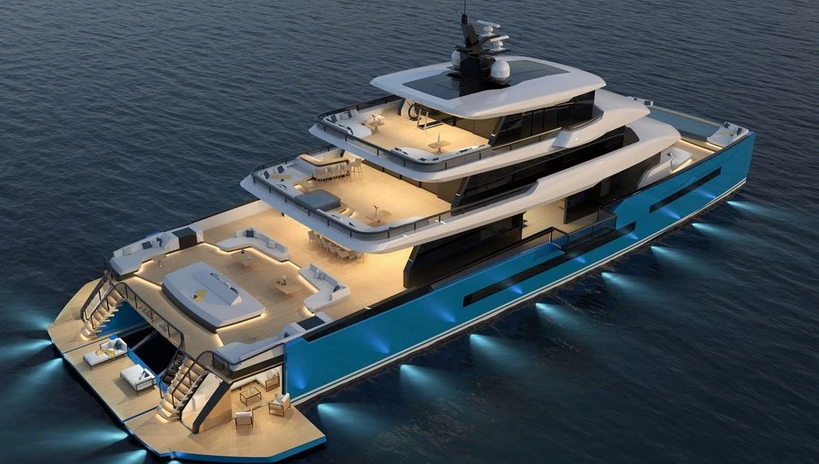 ZEFFIRO 150′ Catamaran Offering from the Italian Shipyard ISA Yachts